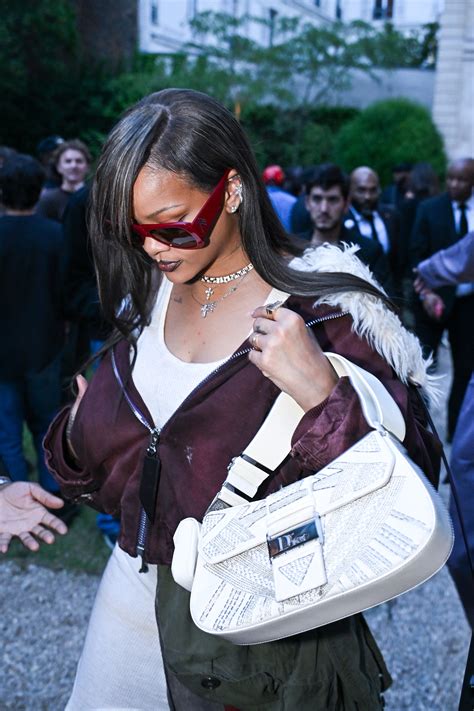 rihanna wore vintage chanel bag|A closer look at Rihanna’s vast collection of vintage handbags.